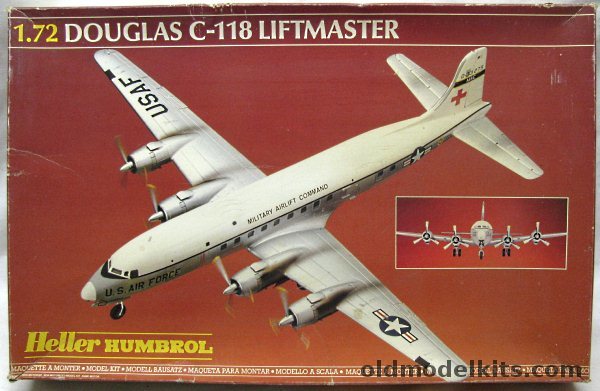 Heller 1/72 Douglas C-118 Liftmaster - Transport (DC-6), 80317 plastic model kit